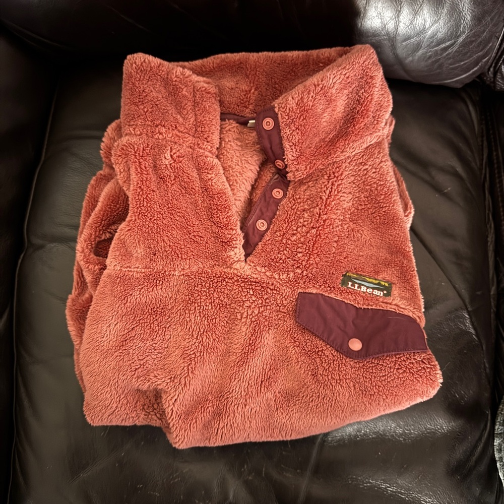 Women's Hi-Pile L.L. Bean Fleece Pullover - Size 2X